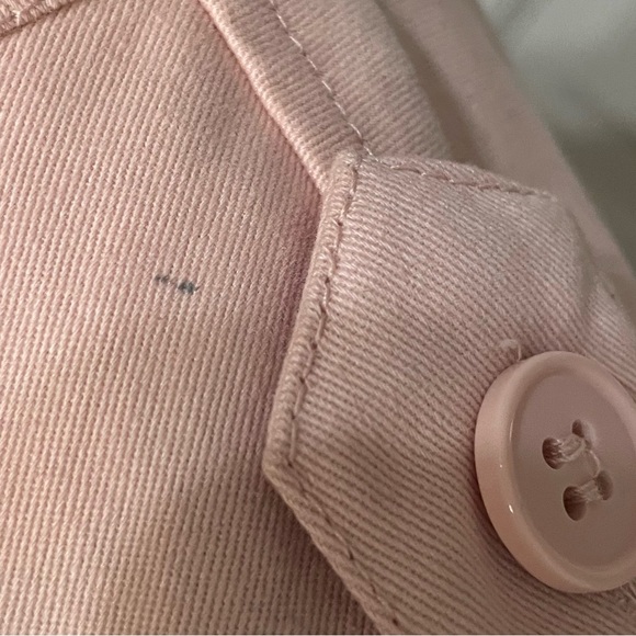 JustFab Light Pink Cinched Utility Jacket Size L - Picture 7 of 9